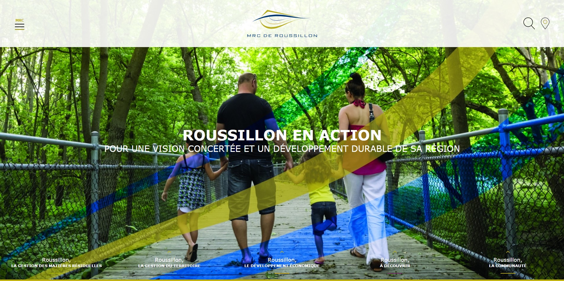 Un nouveau site Web pour la MRC de Roussillon